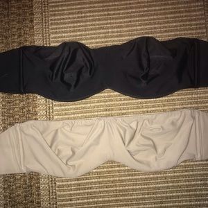 Lot of 2 Lilyette Minimizer Strapless Bras 34D